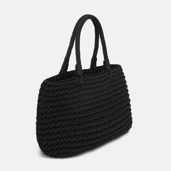 black basket bag